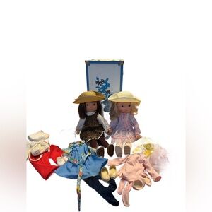 Fisher-Price My Friend Mandy and My Friend Jenny Storage case 5 outfits